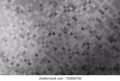 Light Silver, Gray vector bandy background. Creative illustration in halftone arched style with gradient. A completely new design for your business.