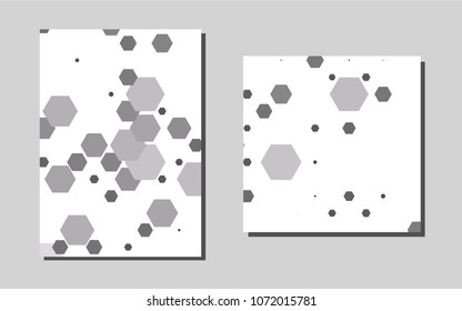 Light Silver, Gray vector banner for websites. Modern abstract design concept with colorful gradient. Pattern can be used as a template for calendars.