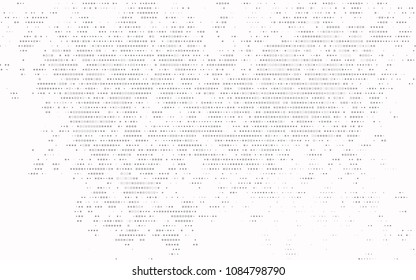Light Silver, Gray vector banner with circles, spheres. Abstract spots. Background of Art bubbles in halftone style with colored gradient.