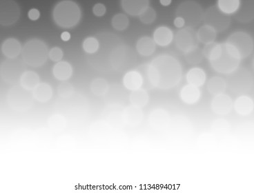 Light Silver, Gray vector blur pattern. Creative illustration in halftone style with gradient. The background for your creative designs.