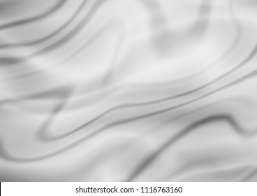 Light Silver, Gray vector blurred wave template. Creative illustration in halftone style with gradient. The template can be used as a background of a cell phone.