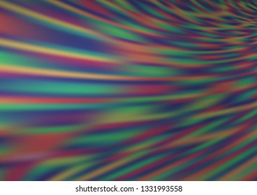Light Silver, Gray vector blurred bright template. Creative illustration in halftone style with gradient. The background for your creative designs.
