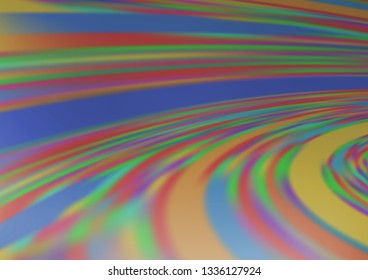 Light Silver, Gray vector blurred background. Colorful illustration in abstract style with gradient. The template can be used for your brand book.