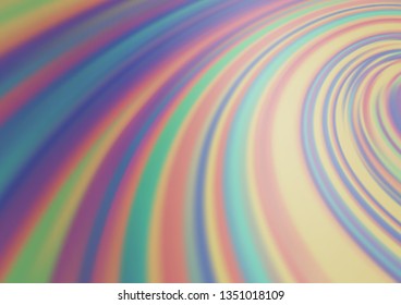 Light Silver, Gray vector blurred and colored background. Colorful abstract illustration with gradient. Brand new style for your business design.