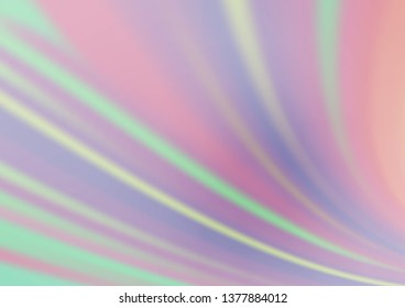 Light Silver, Gray vector blurred shine abstract template. An elegant bright illustration with gradient. The background for your creative designs.