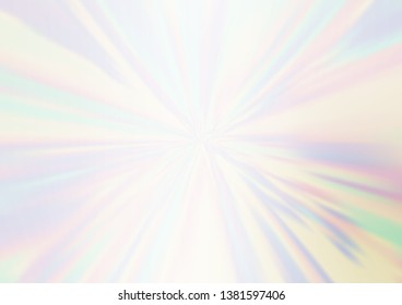 Light Silver, Gray vector blurred bright template. Colorful illustration in abstract style with gradient. The elegant pattern for brand book.