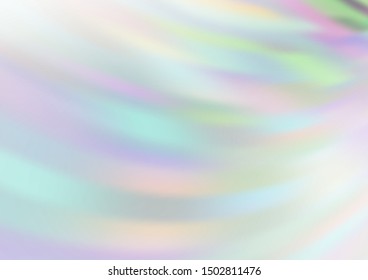 Light Silver, Gray vector blurred shine abstract template. A vague abstract illustration with gradient. Brand new style for your business design.