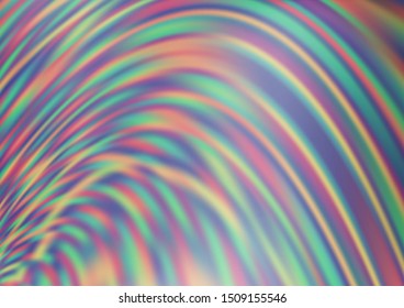 Light Silver, Gray vector blurred shine abstract template. Modern geometrical abstract illustration with gradient. A completely new design for your business.