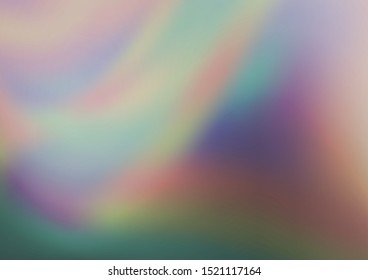 Light Silver, Gray vector blurred shine abstract template. Modern geometrical abstract illustration with gradient. The best blurred design for your business.