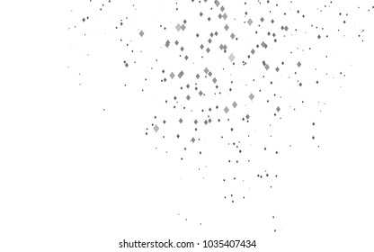 Light Silver, Gray vector blurry rectangular background. Geometric background in square style with gradient. The pattern can be used for brand-new background.