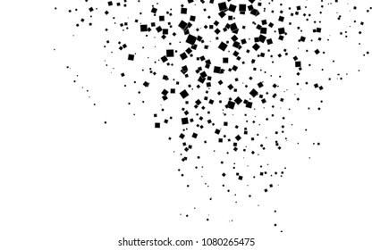 Light Silver, Gray vector blurry rectangular background. Geometric background in square style with gradient. The pattern can be used for brand-new background.