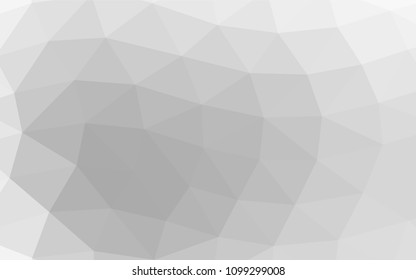 Light Silver, Gray vector blurry triangle template. An elegant bright illustration with gradient. The completely new template can be used for your brand book.