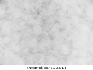 Light Silver, Gray vector blurry hexagon pattern. Shining illustration, which consist of hexagons. The textured pattern can be used for background.