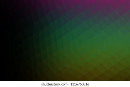 Light Silver, Gray vector blurry triangle pattern. Colorful illustration in abstract style with gradient. The best triangular design for your business.