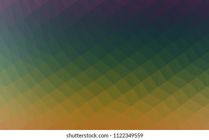 Light Silver, Gray vector blurry triangle template. Creative geometric illustration in Origami style with gradient. The best triangular design for your business.