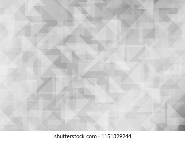Light Silver, Gray vector blurry hexagon template. Colorful illustration in abstract style with gradient. Brand new design for your business.