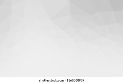 Light Silver, Gray vector blurry hexagon template. A vague abstract illustration with gradient. The completely new template can be used for your brand book.