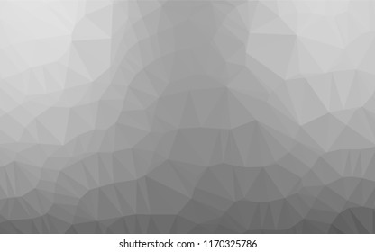 Light Silver, Gray vector blurry hexagon pattern. Glitter abstract illustration with an elegant design. The elegant pattern can be used as part of a brand book.