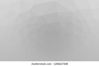 Light Silver, Gray vector blurry hexagon template. Brand new colored illustration in blurry style with gradient. A completely new template for your business design.