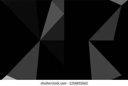Light Silver, Gray vector blurry hexagon texture. Colorful illustration in abstract style with gradient. The completely new template can be used for your brand book.