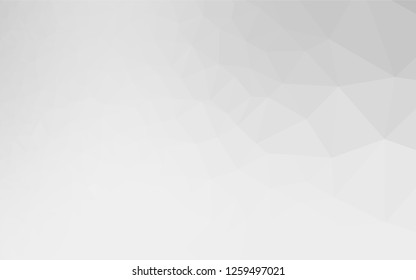 Light Silver, Gray vector blurry hexagon texture. Shining colored illustration in a Brand new style. The textured pattern can be used for background.