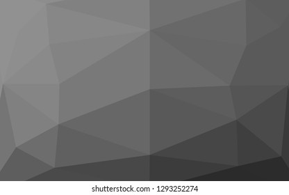 Light Silver, Gray vector blurry triangle texture. A vague abstract illustration with gradient. Brand new design for your business.
