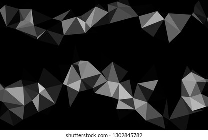 Light Silver, Gray vector blurry triangle pattern. Colorful illustration in abstract style with gradient. Brand new style for your business design.