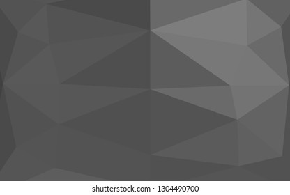 Light Silver, Gray vector blurry triangle pattern. Modern geometrical abstract illustration with gradient. New texture for your design.