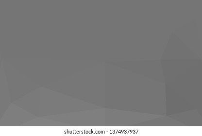 Light Silver, Gray vector blurry triangle template. Shining colored illustration in a Brand new style. Template for a cell phone background.