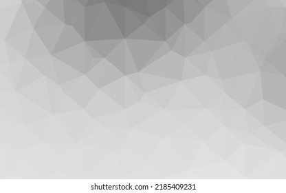 Light Silver, Gray vector blurry triangle pattern. Shining colored illustration in a Brand new style. Template for your brand book.
