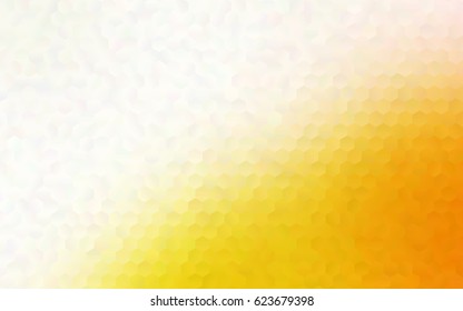 Light Silver, Gray vector blurry hexagon background design. Geometric background in Origami style with gradient. 