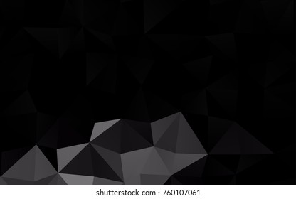 Light Silver, Gray vector blurry triangle pattern. Brand-new colored illustration in blurry style with gradient. Brand-new style for your business design.