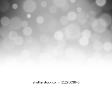 Light Silver, Gray vector bokeh template. Modern geometrical abstract illustration with gradient. A new texture for your design.
