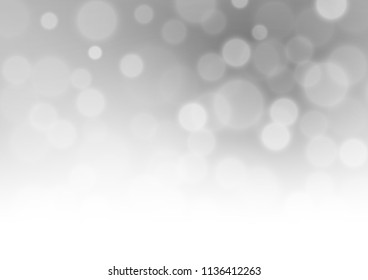 Light Silver, Gray vector bokeh and colorful pattern. Colorful abstract illustration with gradient. Brand new style for your business design.