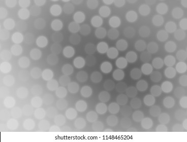 Light Silver, Gray vector bokeh template. Glitter abstract illustration with an elegant design. A completely new template for your design.