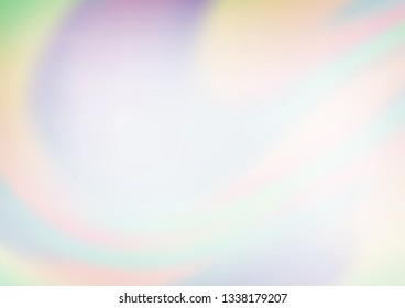 Light Silver, Gray vector bokeh and colorful pattern. Colorful illustration in abstract style with gradient. A new texture for your design.