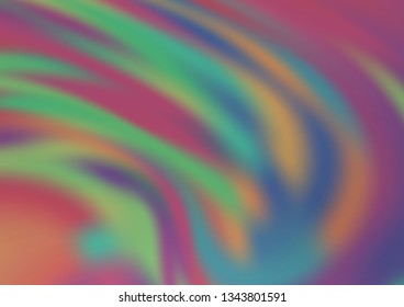 Light Silver, Gray vector bokeh template. Creative illustration in halftone style with gradient. A completely new template for your design.