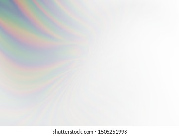 Light Silver, Gray vector bokeh and colorful pattern. Colorful abstract illustration with gradient. A completely new design for your business.