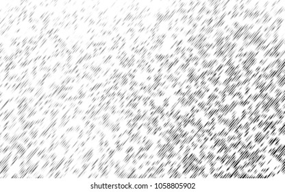 Light Silver, Gray vector cover with long lines. Blurred decorative design in simple style with lines. The template can be used as a background.