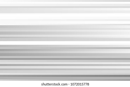 Light Silver, Gray vector cover with long lines. Lines on blurred abstract background with gradient. The pattern can be used for busines ad, booklets, leaflets