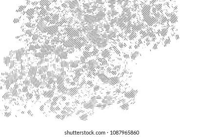 Light Silver, Gray vector cover with long lines. Glitter abstract illustration with colored sticks. The pattern can be used as ads, poster, banner for commercial.