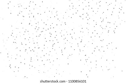 Light Silver, Gray vector  cover with spots. Blurred decorative design in abstract style with bubbles. New design for ad, poster, banner of your website.