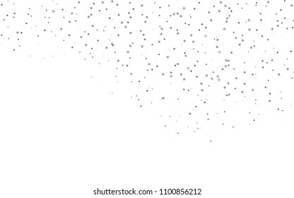 Light Silver, Gray vector  cover with spots. Modern abstract illustration with colorful water drops. Pattern can be used as texture of water, rain drops.