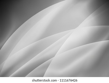 Light Silver, Gray vector cover with long lines. Glitter abstract illustration with colored sticks. The pattern can be used as ads, poster, banner for commercial.