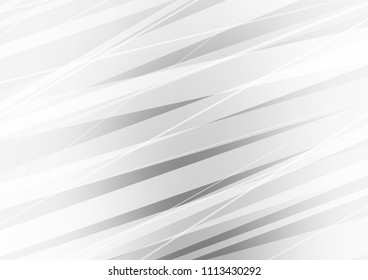 Light Silver, Gray vector cover with long lines. Modern geometrical abstract illustration with staves. Best design for your ad, poster, banner.