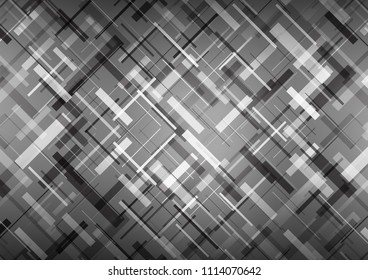 Light Silver, Gray vector cover with long lines. Shining colored illustration with narrow lines. The pattern can be used as ads, poster, banner for commercial.