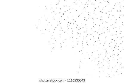 Light Silver, Gray vector  cover with spots. Beautiful colored illustration with blurred circles in nature style. Pattern can be used as texture of water, rain drops.