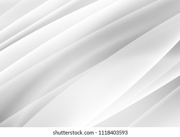 Light Silver, Gray vector cover with long lines. Blurred decorative design in simple style with lines. The pattern can be used as ads, poster, banner for commercial.