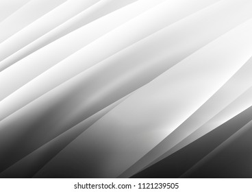 Light Silver, Gray vector cover with long lines. Shining colored illustration with narrow lines. Best design for your ad, poster, banner.