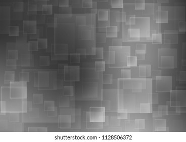 Light Silver, Gray vector cover in polygonal style. Abstract gradient illustration with rectangles. Smart design for your business advert.